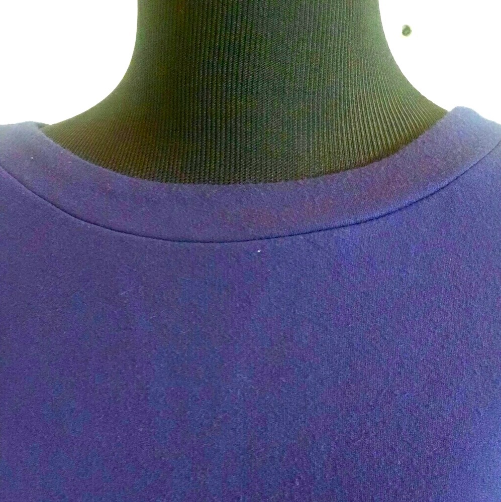 Altar'd State Navy Soft Knit And Lace Oversized Tunic Length Sweater Size L - Picture 4 of 12